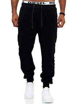 C-iN-C Herren Jogginghose Sporthose Trainingshose 3118 Slim FIT (Schwarz, L) von C-iN-C