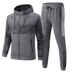 C-iN-C Herren Trainingsanzug Jogginganzug Sportanzug 1098 (Grau(NEA-21, XL) von C-iN-C