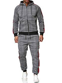 C-iN-C Herren Trainingsanzug Jogginganzug Sportanzug 1098 (Grau, M) von C-iN-C