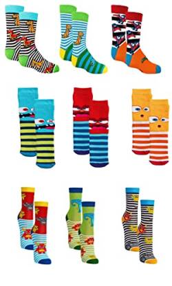 C&C KIDS Kinder Socken, 9er Pack,27-30,Mehrfarbig von C&C KIDS