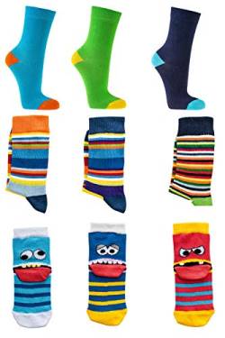 C&C KIDS Kinder Socken,35/38,Jungen/9 Pack 2 von C&C KIDS