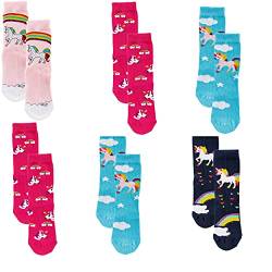 C&C KIDS Kinder Socken,6Pack31/34,Pony-Einhorn von C&C KIDS