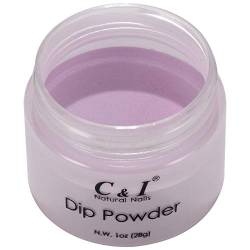C & I Dip Powder Tauchen Pulver, Farbe # 36 Iris, Gelnägel Effekt, Pulver für Nagellack, Lila Farbsystem, 1 oz / 28 g von C & I