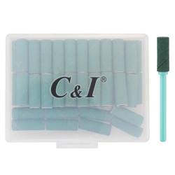C & I Nagelbohrer, 50 Mini-Schleifbänder und 1 Mini-Spanndorn, Acrylgelnägel, zum Entfernen von künstlichen Nägeln, Formung der Nagelhaut und Nagelvorbereitungsfunktion, Nagelzubehör für von C & I