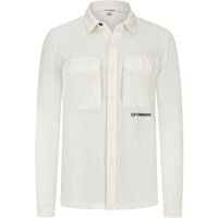 C.P. Company Overshirt mit Brust-Pattentaschen und Label-Stickerei von C.P. Company