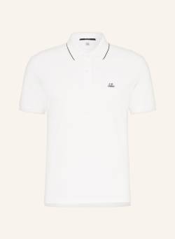 C.P. Company Piqué-Poloshirt Regular Fit weiss von C.P. Company