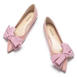 C.Paravano Damen Ballerinas | Bequeme Business-Schuhe für Damen (36, Rosa) von C.Paravano