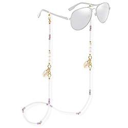 C·QUAN CHI Damen Brillen Kettenhalter Brillenketten Brillenhalter Anti-Rutsch-Mehrfarben Brillen mit Sonnenbrille Sonnenbrillenhalter Brillenschnüre (66-68 cm) von C·QUAN CHI