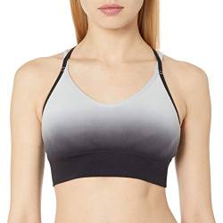 C9 Champion Damen C9 Women's Seamless Dip Dye Cami Bra Sport-BH, Silberstein/Ebenholz, Large von C9 Champion