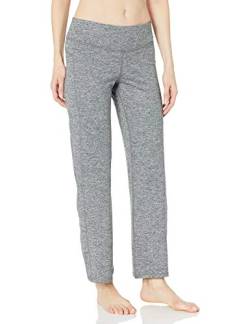 C9 Champion Damen Curvy Fit Pant Yoga-Hosen, Ebenholz Heather - Kurze Länge, Klein von C9 Champion