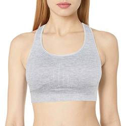 C9 Champion Damen Medium Support Nahtlose Racerback Sport-BH, C9 Grau Heather, Large von C9 Champion