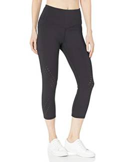 C9 Champion Damen Sculpt Lasercut Capri Legging, ebenholz, Mittel von C9 Champion