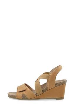 CA'SHOTT A/S Damen CASALBERTA 61201203 Elastic Sandal Nubuck Keilsandale, Brandy, 38 EU von CA'SHOTT A/S