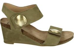 CA'SHOTT A/S Damen CASALBERTA Velcro Button Nubuck Heeled Sandal, Olive, 40 EU von CA'SHOTT A/S