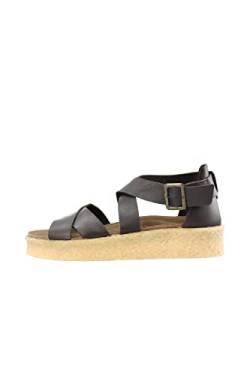 CA'SHOTT A/S Damen CASDAGMAR Cross Closed Heel Vegetable Tanned Leather Sandal, Coffee, 41 EU von CA'SHOTT A/S