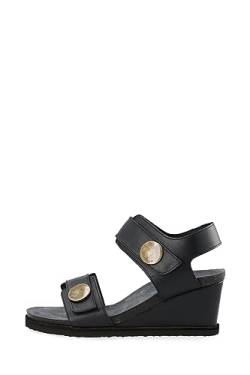 CA'SHOTT A/S Damen CASDITTE 61201211 Velcro Sandal Leather Keilsandale, Black, 38 EU von CA'SHOTT A/S