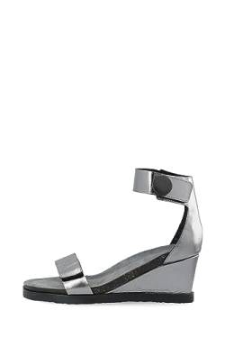 CA'SHOTT A/S Damen CASDITTE 61201213 High Cut Sandal Leather Keilsandale, Grey Metallic, 42 EU von CA'SHOTT A/S