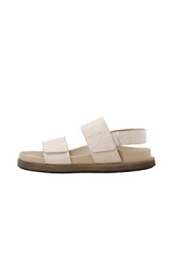 CA'SHOTT A/S Damen CASKIMMI Velcro Leather Flat Sandal, Beige, 38 EU von CA'SHOTT A/S