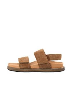 CA'SHOTT A/S Damen CASKIMMI Velcro Suede Flat Sandal, Toffee, 39 EU von CA'SHOTT A/S