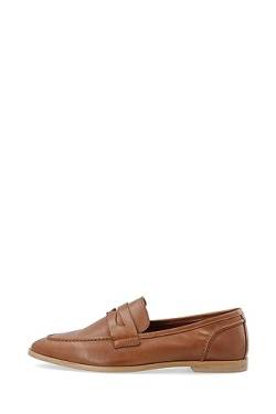 CA'SHOTT A/S Damen CASMIMMI 61251216 Penny Loafer Leather Flacher Slipper, Cognac, 38 EU von CA'SHOTT A/S