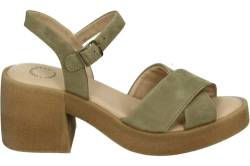 CA'SHOTT Damen CASEMILY Cross Nubuck Heeled Sandal, Olive, 39 EU von CA'SHOTT