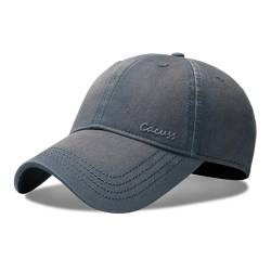 CACUSS Baumwolle Baseballkappe Herren Baseball Cap Unisex Mütze Verstellbar für Draussen Sport von CACUSS