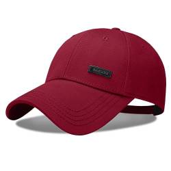 CACUSS Baumwolle Baseballkappe Herren Baseball Cap Unisex Mütze Verstellbar für Draussen Sport von CACUSS