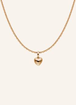 Cada Kette Round Tiny Heart rosegold von CADA