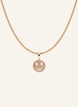 Cada Kette Tiny Smiling Face rosegold von CADA