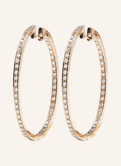 Cada Ohrringe Large Hoops rosegold von CADA