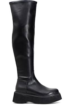 Café Noir C1fl9030-n001 Stiefel Damen Schwarz - 36 - Kniestiefel von CAFèNOIR