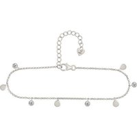 CAÏ Fußkette Caï Damen-Fußkette 925er Silber 4 Zirkonia von CAÏ