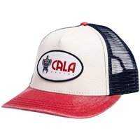 CALA Baseball Cap Surfer Cap Weiß-Rot von CALA