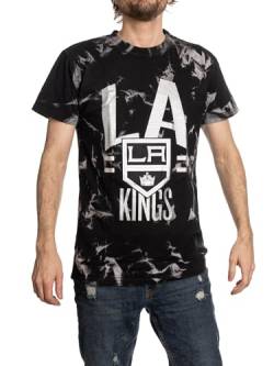 Calhoun Surf & Skate NHL Herren T-Shirt mit Batikfärbung, kurzärmelig, The Sunset Collection, LA Kings, XL von CALHOUN
