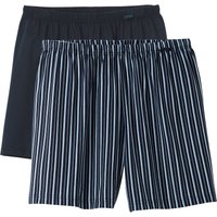 CALIDA Boxershorts, 2er-Pack, Baumwolle, für Herren, blau, XL von CALIDA