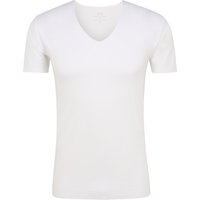 CALIDA Clean Line Shirt, V-Ausschnitt, schnell trocknend, für Herren, weiß, XL von CALIDA