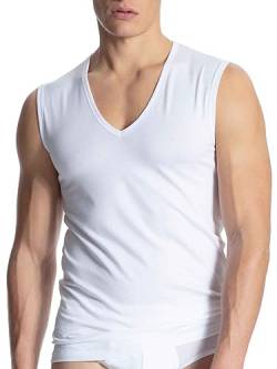 CALIDA Herren Cotton Code Tank Top Unterhemd, Weiß, 58-60 EU von CALIDA