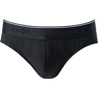 CALIDA Herren Slip schwarz Baumwolle unifarben von CALIDA