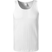 CALIDA Herren Tanktop weiß Baumwolle unifarben von CALIDA