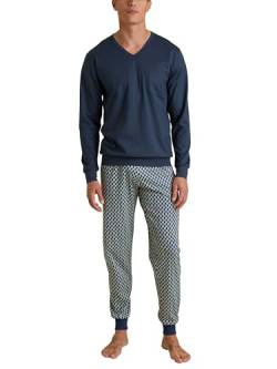 CALIDA Relax Imprint 3 Bündchen-Pyjama Herren von CALIDA