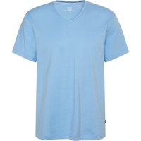 CALIDA Remix Shirt, Modern Fit, V-Ausschnitt, für Herren, blau, S von CALIDA