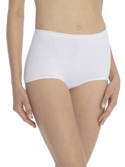 Calida Damen Comfort Midislip Taillenslip, Weiß, 36-38 von CALIDA