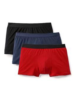 Calida Herren Natural Benefit (3er Pack) Boxershorts, Blau (Tricolor 769), 46-48 von CALIDA