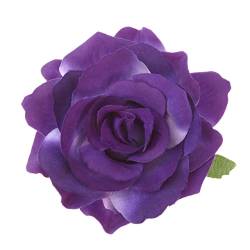 2 1 Rosen Blumenhaarzubeh?r Blumenkrallenclip Blumen Haarnadeln Anschneiden Groß Blumenbrosche Stecknadel Blumenhaarschmuck Für Frauen Rotes Stirnband Handcreme Damen Violett Fest von CALLARON