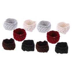 CALLARON 10 Stk gestricktes Stirnband aus Wolle geknotetes Stirnband gehäkeltes Turban-Stirnband Haarbänder haarschmuck Haarband zum Waschen des Gesichts elastischer Turban Handbuch Schal von CALLARON