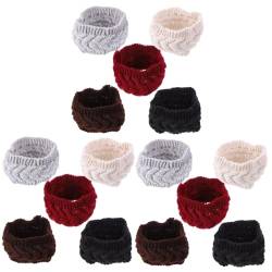 CALLARON 15 Stk Gestricktes Stirnband Aus Wolle Haarbänder Wraps Für Frauen Haarschmuck Für Frauen Bandana-stirnbänder Für Frauen Klobiges Stirnband Elastizität Fräulein Kopfbedeckung Garn von CALLARON