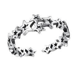 CALLARON 1Stk Pentagramm-Ring dekorative Fingerringe Geschenke für Teenager-Mädchen Damenringe Geschenk für Mädchen Eheringe Mädchenring Fingerring-Dekor Mode Universum Reines Kupfernickel von CALLARON