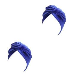CALLARON 2St Frauenschalmütze spiralförmiger Haargummi Bandanas für Frauen Mädchen Hüte Haarmütze Seidenbandanas Haarhauben für Damen Kopftuch stylisches Tuch Mädchen-Turban Böhmen Baotou von CALLARON
