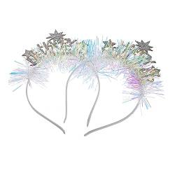 CALLARON 2St neues jahr stirnband lustiges Haarband für das neue Jahr Silvester Stirnband Tiara Haarbänder frohes neues jahr haarband festliches neues jahr haarband empfindlich schmücken von CALLARON