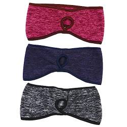 CALLARON 3st Stirnband Sportliche Stirnbänder Herren Haarband Männer-bandana Haarband Für Männer Ohrenschützer Für Kaltes Wetter Stirnbänder Für Herren Mann Kopfbedeckung Polyester Reiten von CALLARON